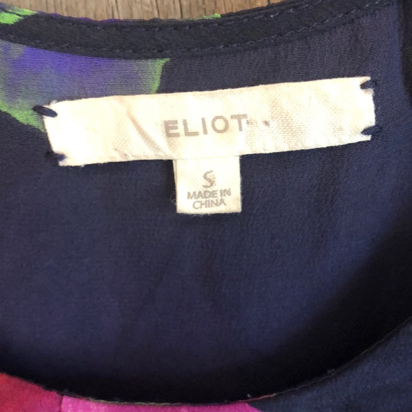 Eliot Silk Floral Layered Sleeveless Blouse Small - Picture 3 of 11